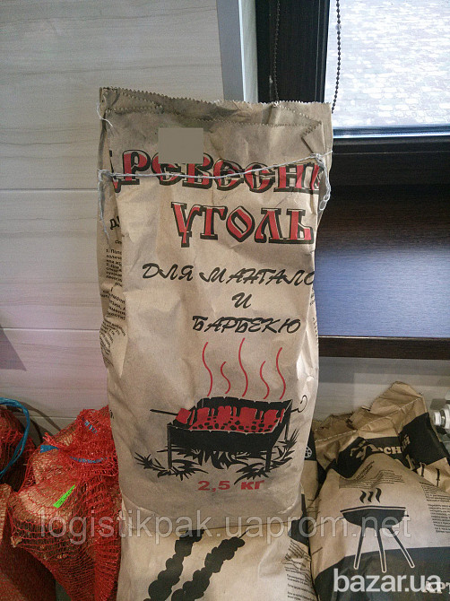 Мешки бумажные|1,5кг для|древесного|угля Харьков - изображение 2