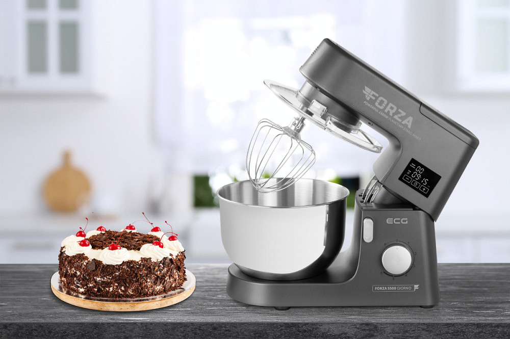 Кухонный комбайн EСG Forza 5500-Giorno-SСuro 1500 Вт серый Киев - изображение 2