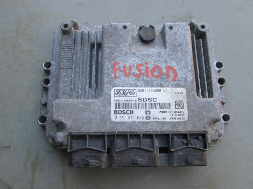 Блок управления двигателем Ford Fusion 1.6 TDCI 2002-2012 (6S61-12A650-VC) Ковель - зображення 1