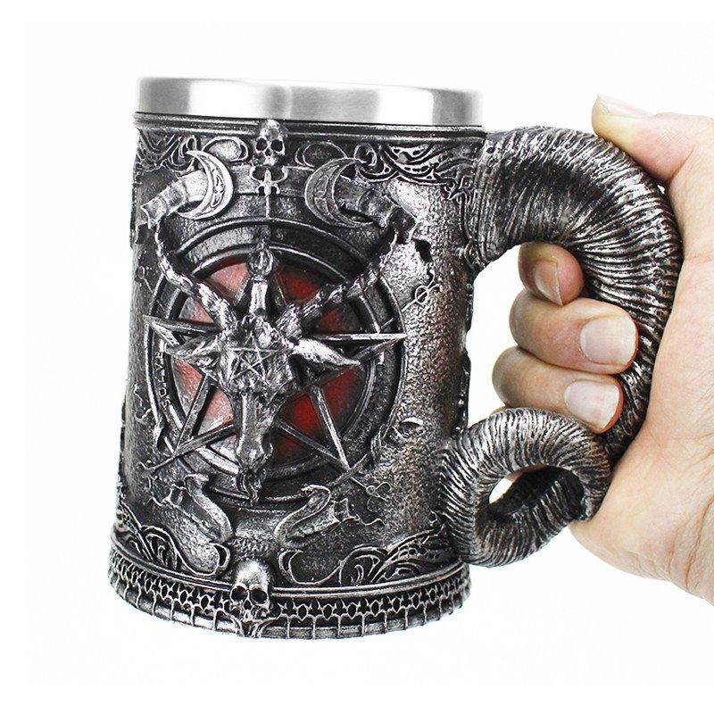 Кружка Чашка Бафомет Викинговая 3 Мелот Тора Звезда Игра Престолов (код 00416) Київ - зображення 8