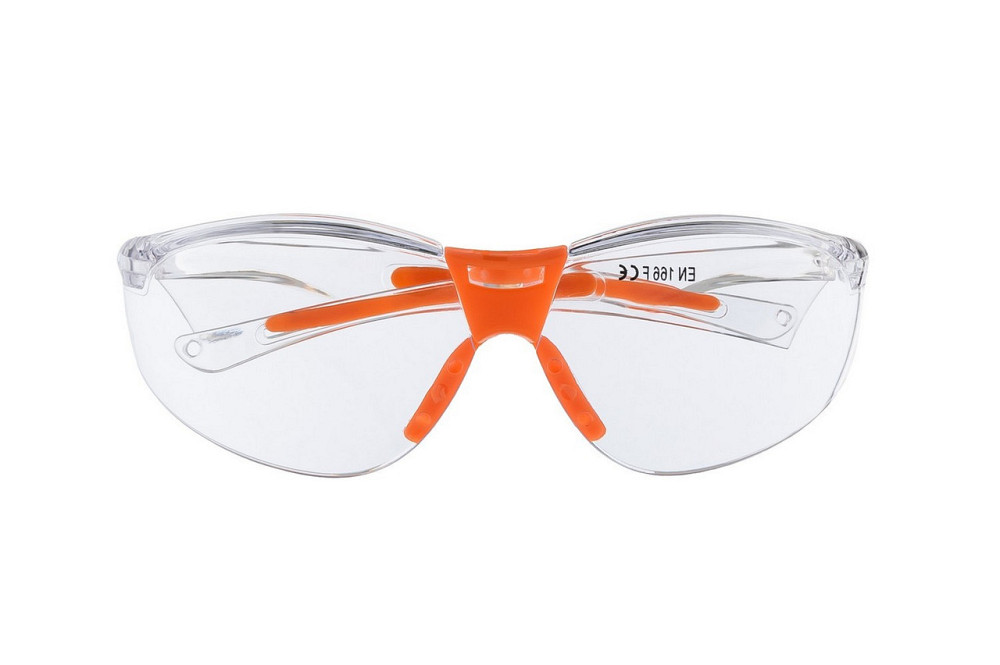 Очки открытые MASTERTOOL линза ANTI-SCRATCH мягкий носоупор противоскользящие дужки l-класс прозрачн Харків - зображення 4