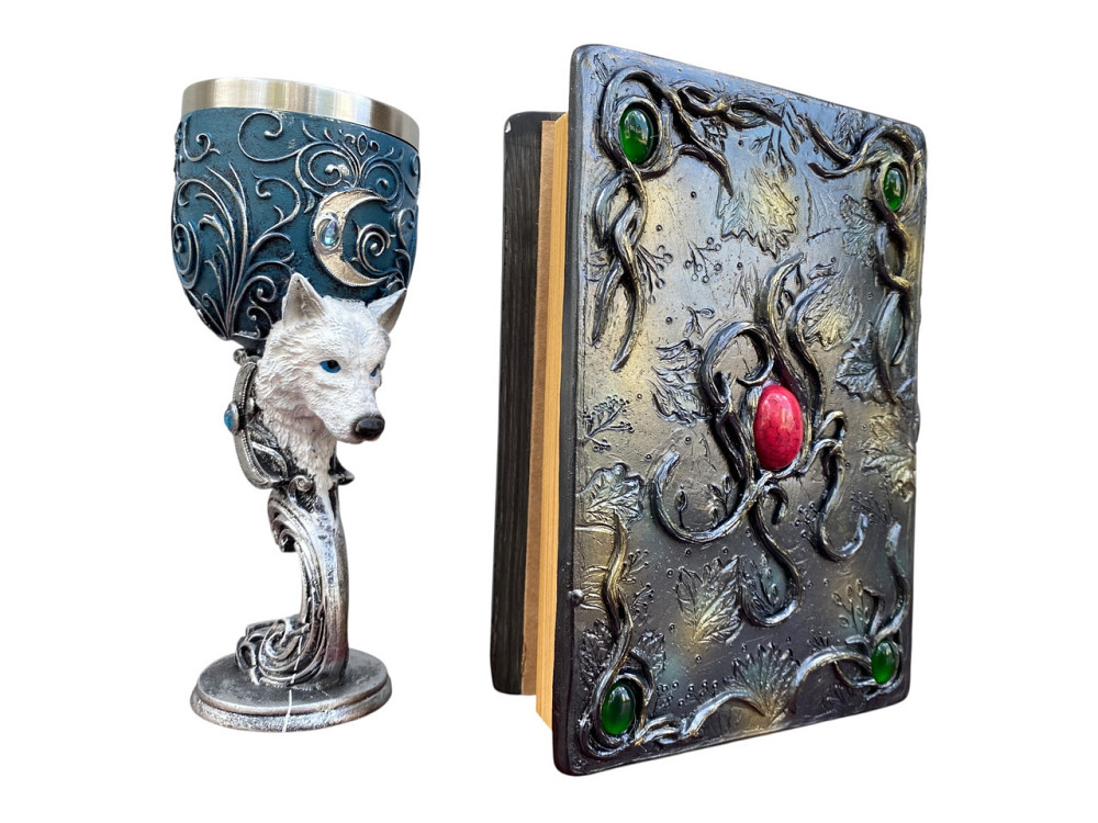 Подарочный набор Бокал 3 Волк и Блокнот 3 «Лесной Гримуар Лисы» Київ - зображення 2