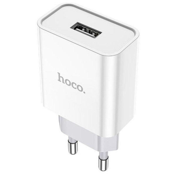 Мережевий зарядний пристрій Hoco C81A 10.5W Asombroso USB + cable USB to MicroUSB White Харьков - изображение 3