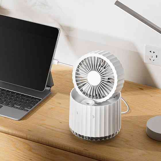Уценка Настольный вентилятор Rapid Cooling 3in1 с водяным охлаждением и подсветкой 1200 mAh Херсон