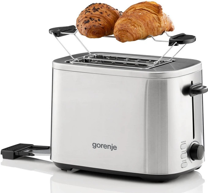 Тостер Gorenje T800DS 800 Вт серебристый Київ - зображення 8