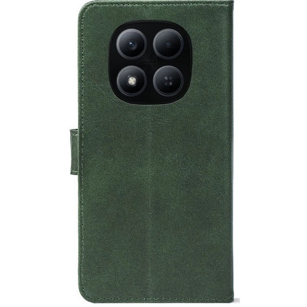 Чохол-книжка Crazy Horse Clasic для Xiaomi Redmi Note 15 Pro 4G Dark Green (Front) Харків - зображення 2