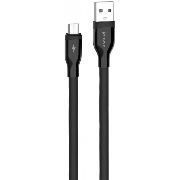 Кабель Proove Braided Scout USB to Micro 2.4A 1m Black (CCBS20001301) (Код товару:37963) Харків - зображення 1