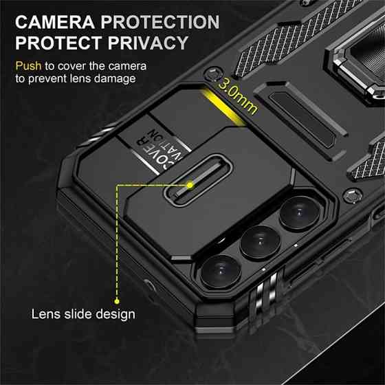 Ударопрочный чехол Camshield Army Ring для Samsung Galaxy S24 Херсон