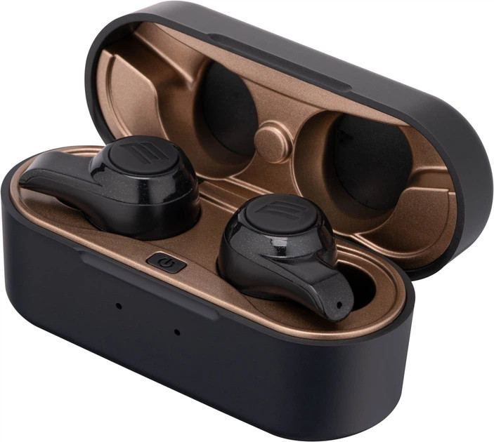 Наушники беспроводные 2E Novem Pro True Wireless Waterproof Mic Black 2E-EBTWNPBK черные Київ - зображення 1