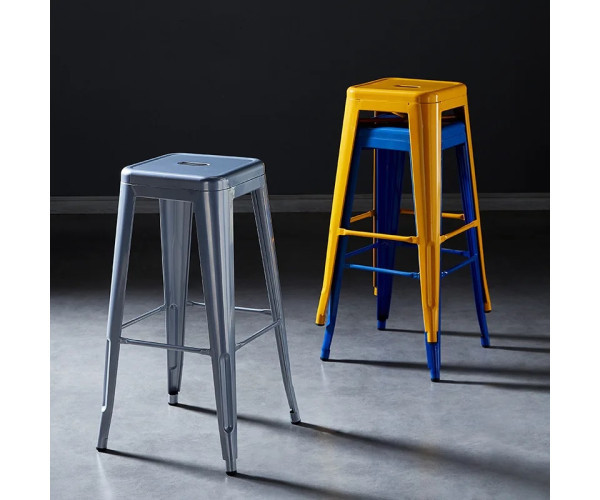 Стілець Толікс барний високий жовтий Дніпро - зображення 4