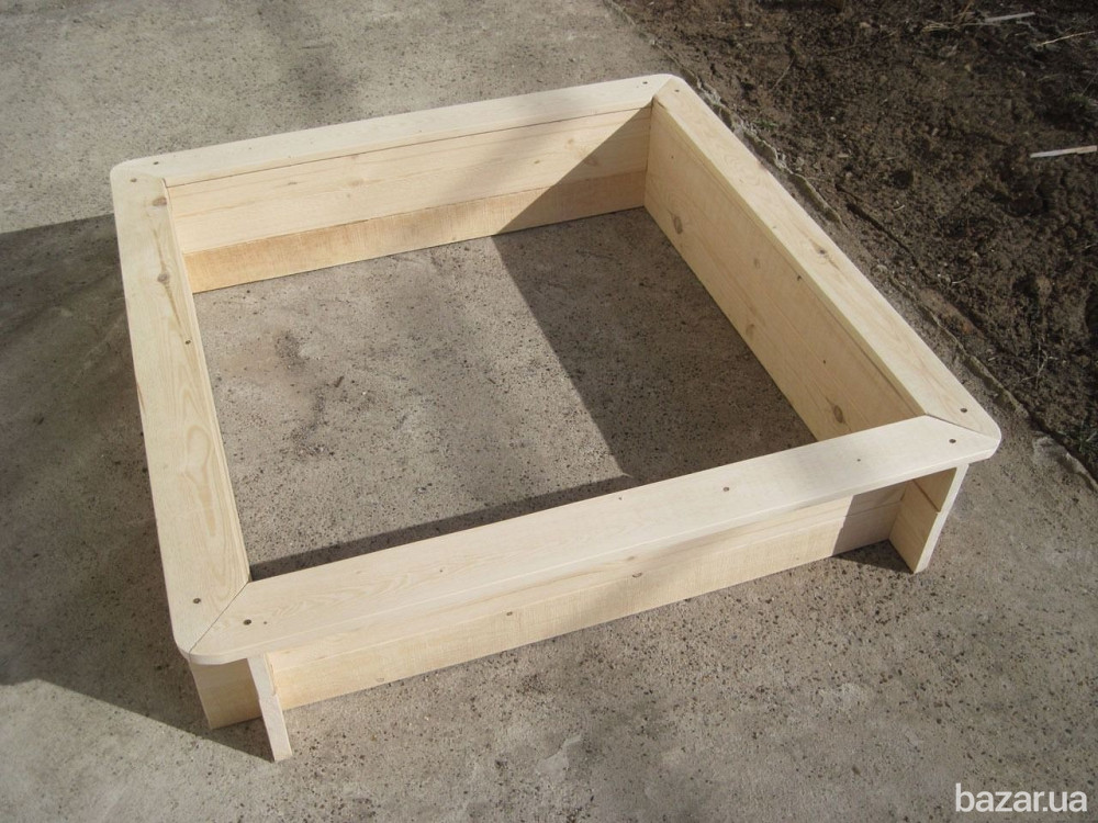 Детская песочница из дерева. Песочница - трансформер. Вишневе - зображення 3