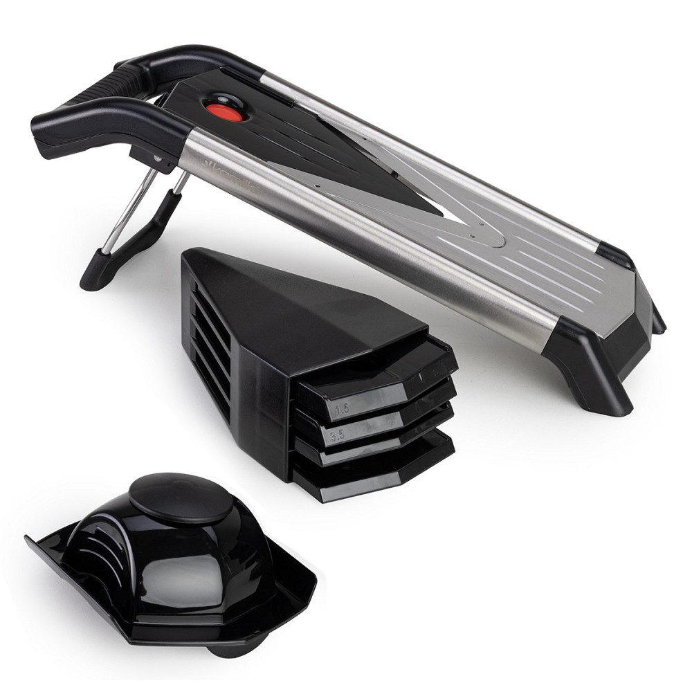 Овощерезка мандолина Kamille 5 в 1, шинковка для капусты и овощей, кухонная терка с насадками Одеса - зображення 1