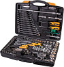 Набор инструментов MASTERTOOL PROFI ¼"&⅜"&½"&TORX 121 шт 4-13 мм 9-19 мм 20-32 мм Е8-Е20 CrV50BV30 п Харків