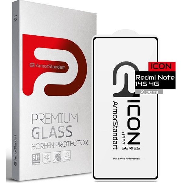 Захисне скло ArmorStandart Icon для Xiaomi Redmi Note 14S 4G Black (ARM82032) (Код товару:40219) Харьков - изображение 1