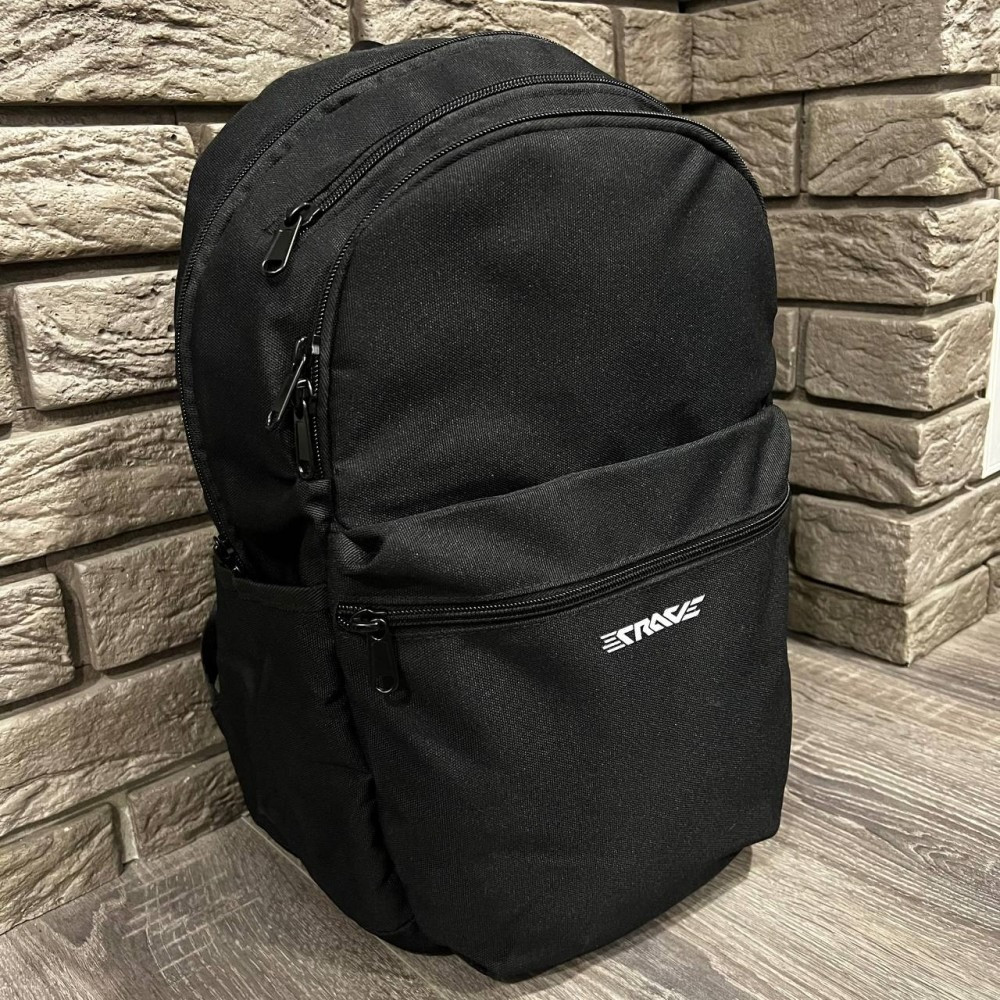 Рюкзак городской спортивный Crave черный с белым логотипом Київ - зображення 2