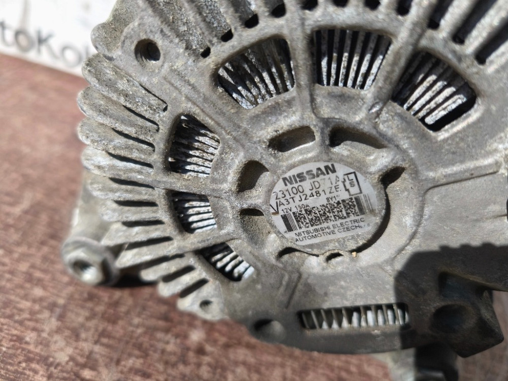 Генератор Nissan Qashqai 1.5 / 2.0 dci 2007-2013 (23100JD71A) Ковель - зображення 9