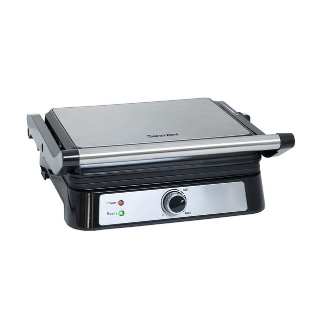 Электрогриль Barazzoni 81607010 2000 Вт черный Київ - зображення 2