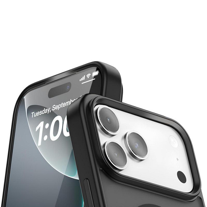 TPU+PC чехол Metal Buttons with MagSafe Colorful для Apple iPhone 17 Pro Max (6.9") Херсон - зображення 7