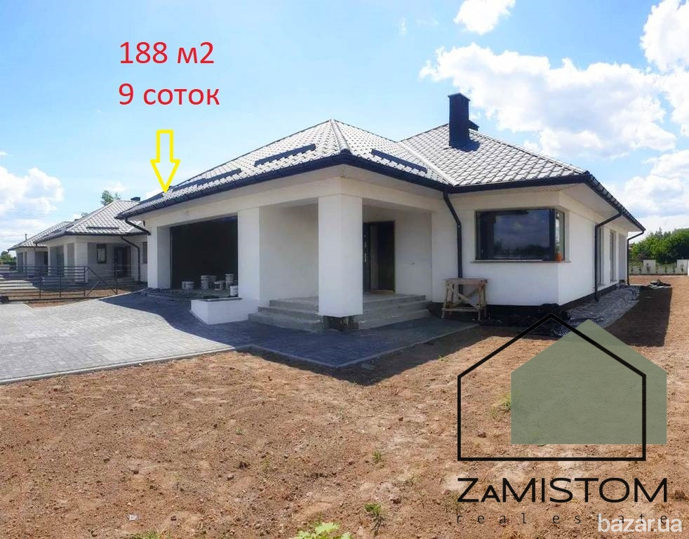 Продаж будинків 188м2 в котежному містечку, село Вишеньки. Сучасний і практичний проект. Три спальні Борисполь - изображение 1