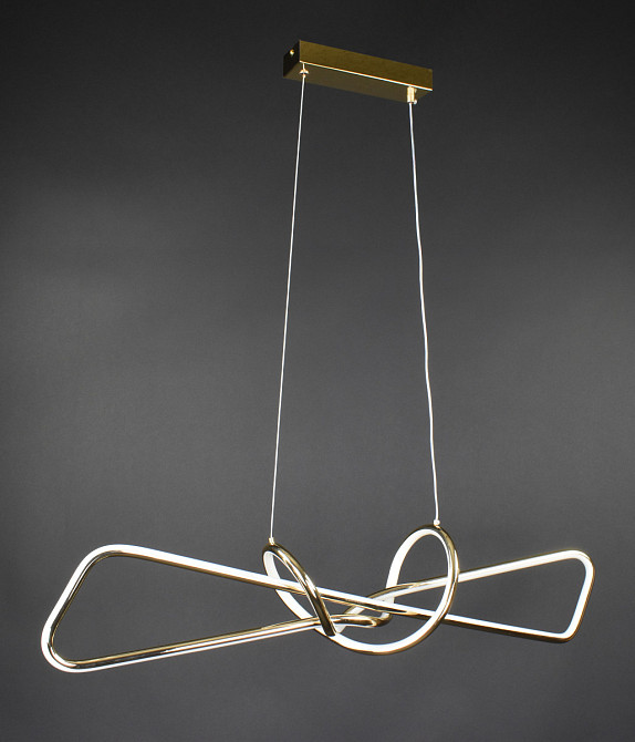 Люстра стельова LED H35L-850-ab Золото 25-150х15х85 см. Киев - изображение 1