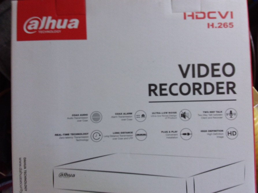 Комплект видеонаблюдения регистратор, коммутатор, 4 камеры Dahua Днепр - изображение 1