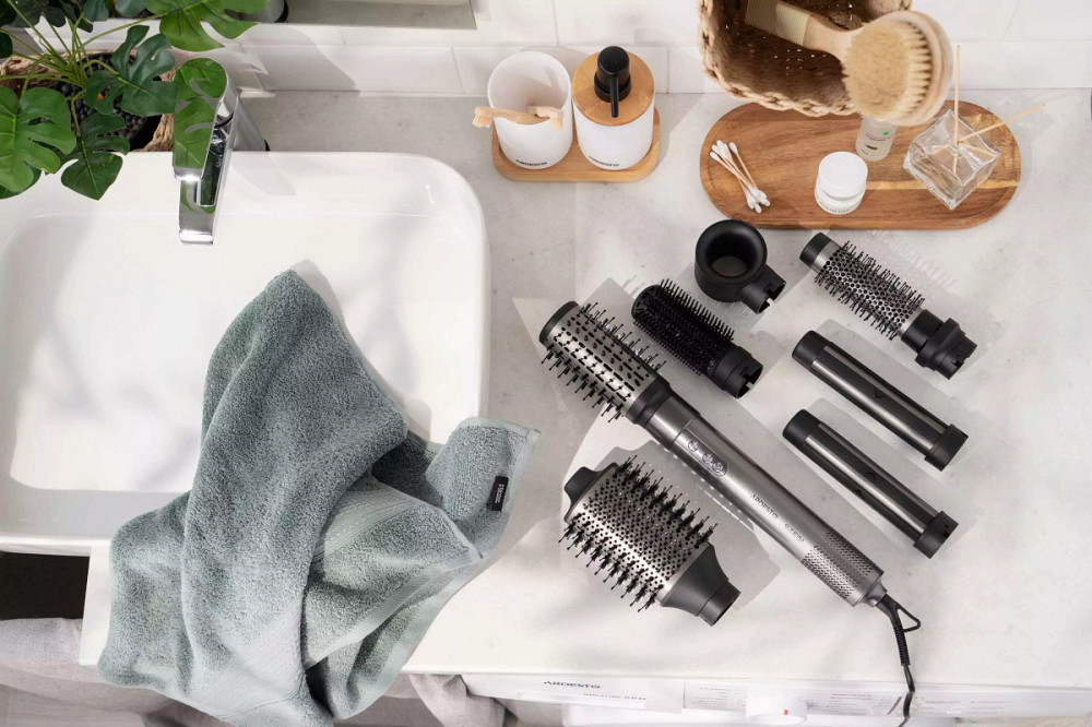 Стайлер для волос Ardesto Stein HD-Y1000BRST 1400 Вт серый Київ - зображення 5