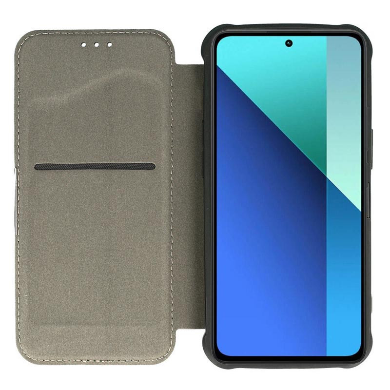 Кожаный чехол-книжка GETMAN Razor (PU) для Xiaomi Redmi Note 13 Pro 4G / Poco M6 Pro 4G Херсон - зображення 3