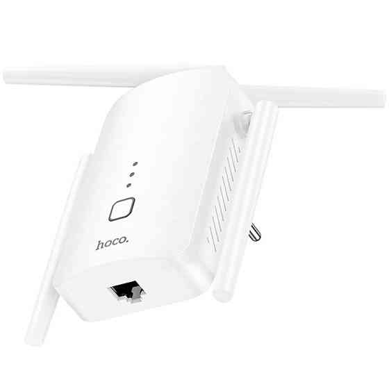 Беспроводной Wi-Fi репитер Hoco HI35 300Mbs 2.4GHz Херсон