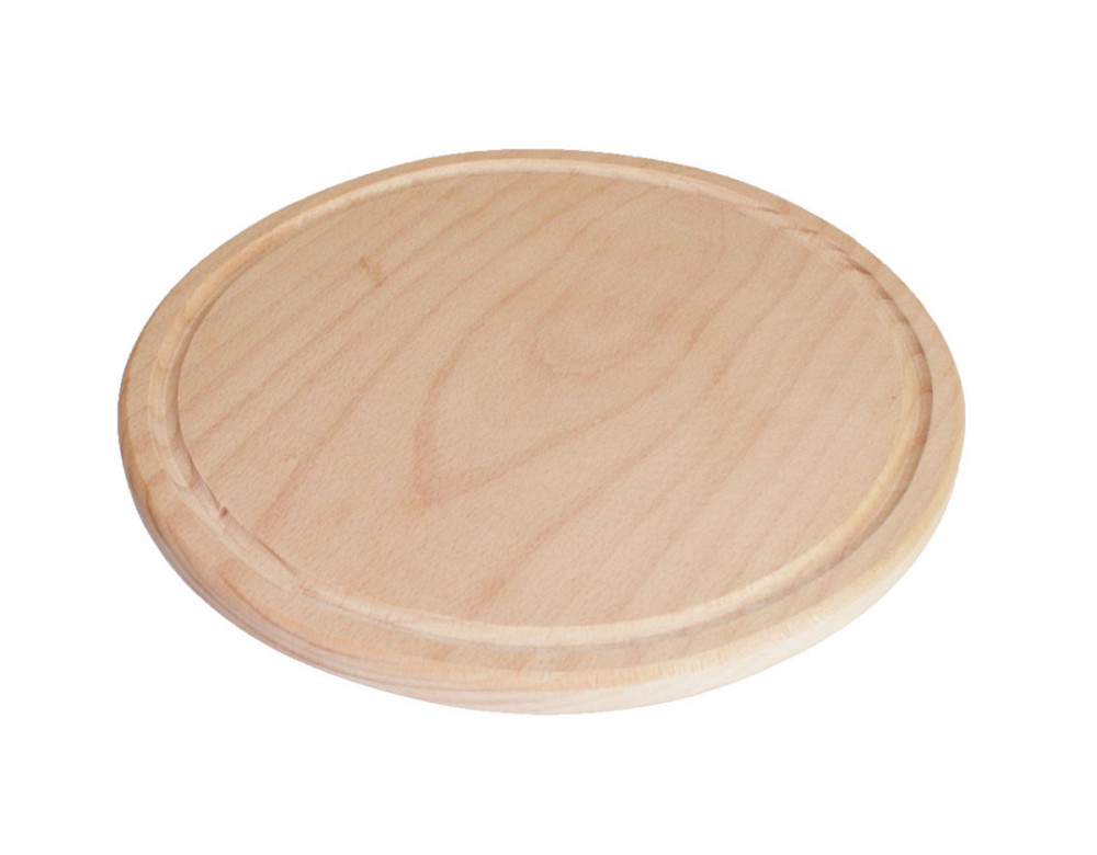 Дошка для подачі піци кругла Mazhura Бук MZ-353114 26 см Київ - зображення 1