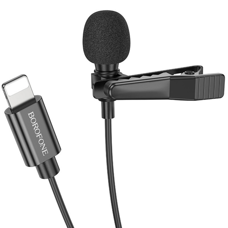 Микрофон петличный Borofone BFK11 Elegant lavalier Lightning (2m) Херсон - зображення 2