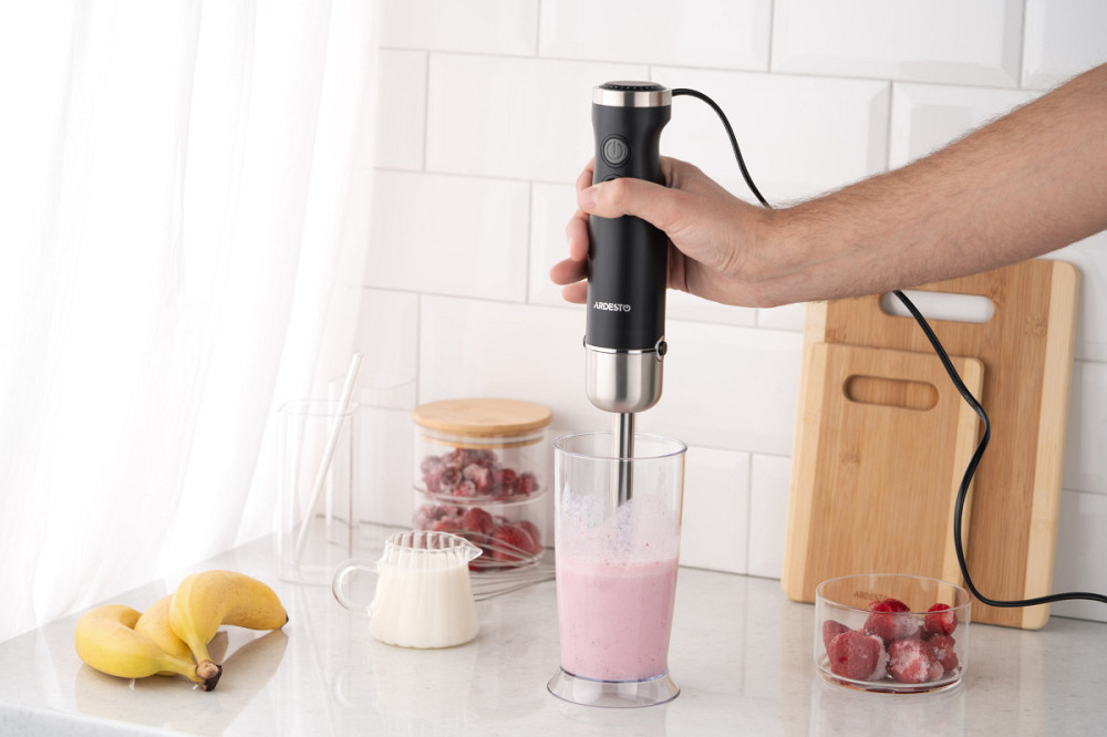 Блендер погружной Ardesto HBG-600BWH 600 Вт черный Київ - зображення 7