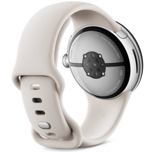 Смарт-годинник Google Pixel Watch 3 45 mm Wi-Fi Polished Silver Aluminum Case/Porcelain Active Band  Харків - зображення 2