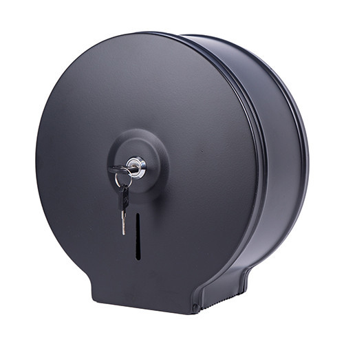 Держатель туалетной бумаги Джамбо, нер.сталь, черный Київ - зображення 3