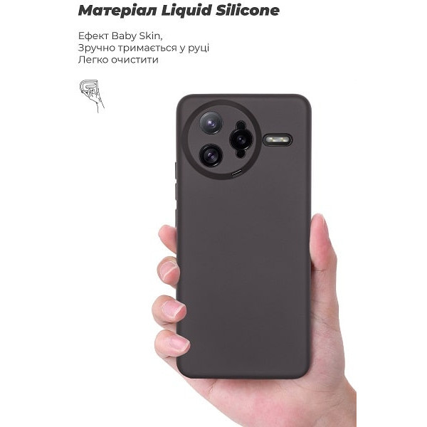 Чохол ArmorStandart ICON Camera Cov для Xiaomi Poco F7 Ultra Black (ARM85217) (Код товару:41374) Харків - зображення 3