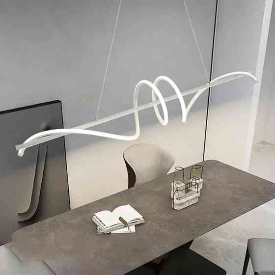 Люстра стельова LED K23-1200-wh-k Білий 30-100х20х120 см. Київ