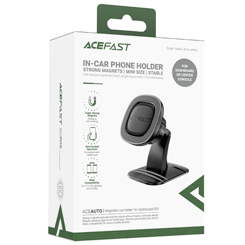 Автодержатель Acefast D51 Magnetic Wireless Херсон - изображение 5