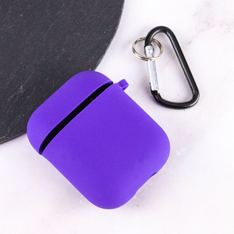 Уценка Силиконовый футляр с микрофиброй для наушников Airpods 1/2 Херсон - изображение 3