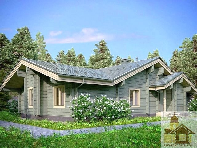 Купити зруб дерев’яного будинку «Верховіття» Одеса - зображення 3