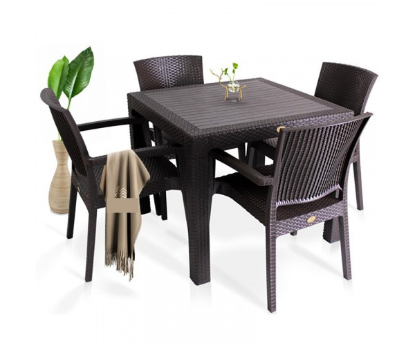 Стілець Вікі пластиковий ротанг Днепр - изображение 3