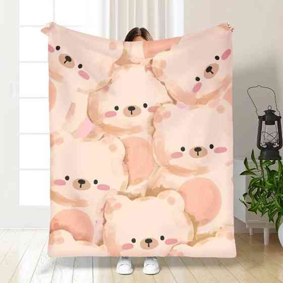 Плед 3D М'які ведмедики 3401_B 15840 135х160 см Київ