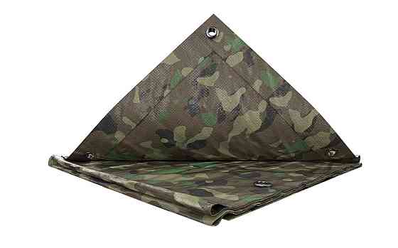Тент универсальный MASTERTOOL TARPAULIN 5 × 8 м 90 г/м² Camouflage 79-8508 Харьков