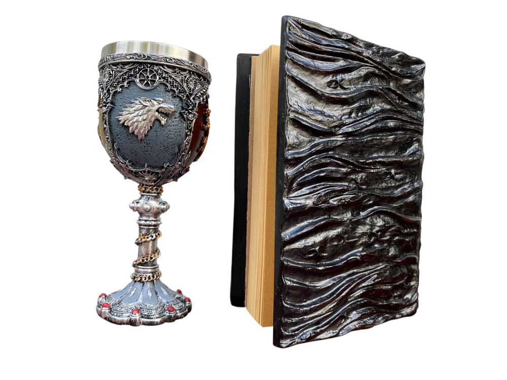 Подарочный набор Бокал 3D Игра Престолов и Блокнот 3D «Книга, что смотрит в ответ» Киев - изображение 2