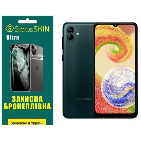 Поліуретанова плівка StatusSKIN Ultra на екран Samsung A04 A045 Глянцева (Код товару:25506) Харків - зображення 2