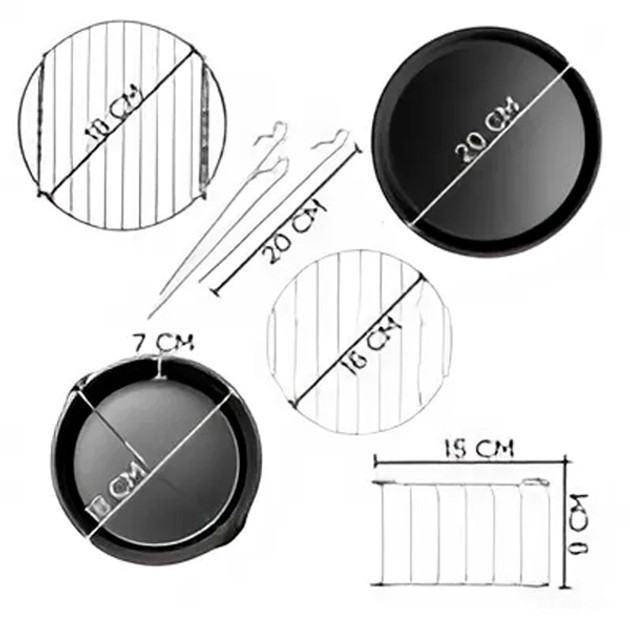 Набор аксессуаров для мультипечи SOGO SS-17320 Київ - зображення 2
