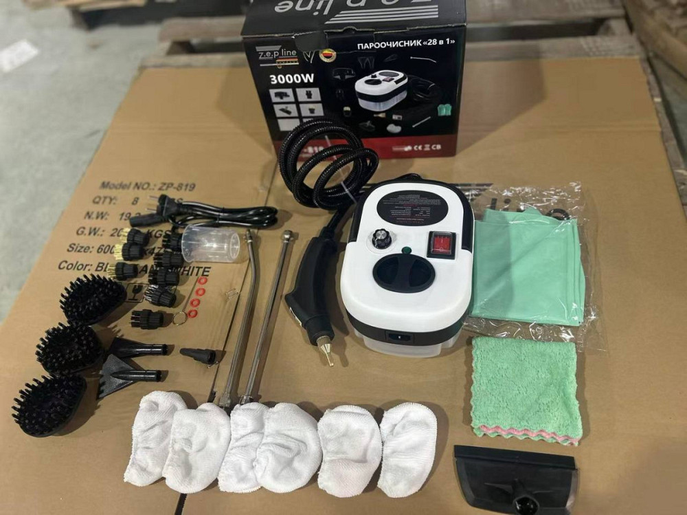 Пароочиститель ручной 28 в 1 Zepline ZP-819 3000 Вт Киев - изображение 2