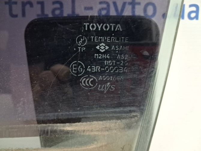 Стекло двери переднее левое Toyota RAV 4 2005-2016 6810242160 (Арт. 61075) Київ - зображення 3