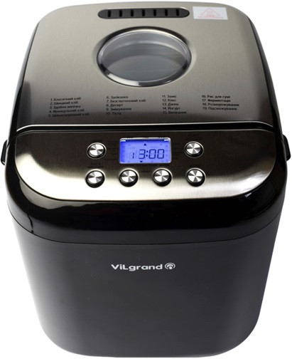 Хлебопечь Vilgrand VBM6091 Black 600 Вт черная Київ - зображення 2