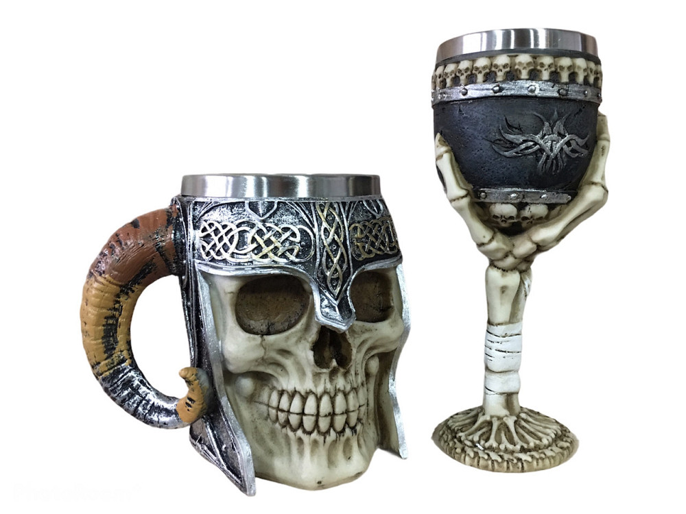 Подарочный набор Чашка Бокал 3 сюк Череп в Руке Подарок Киев - изображение 5