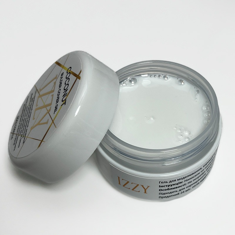 Ідеальний Нюд: Молочний Гель-будівельник Izzy Cover Coconut 20г (Двофазний) Київ - зображення 1