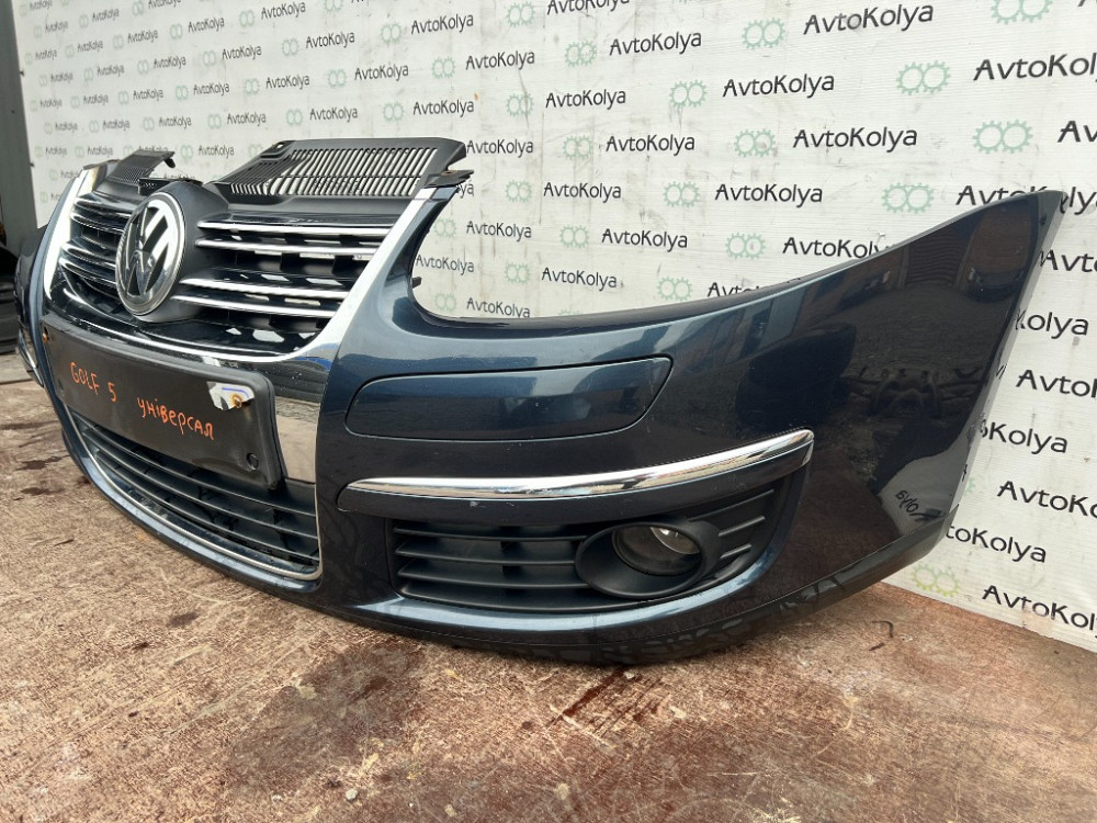 Бампер передний VW Golf 5 2003-2008 универсал Ковель - изображение 4